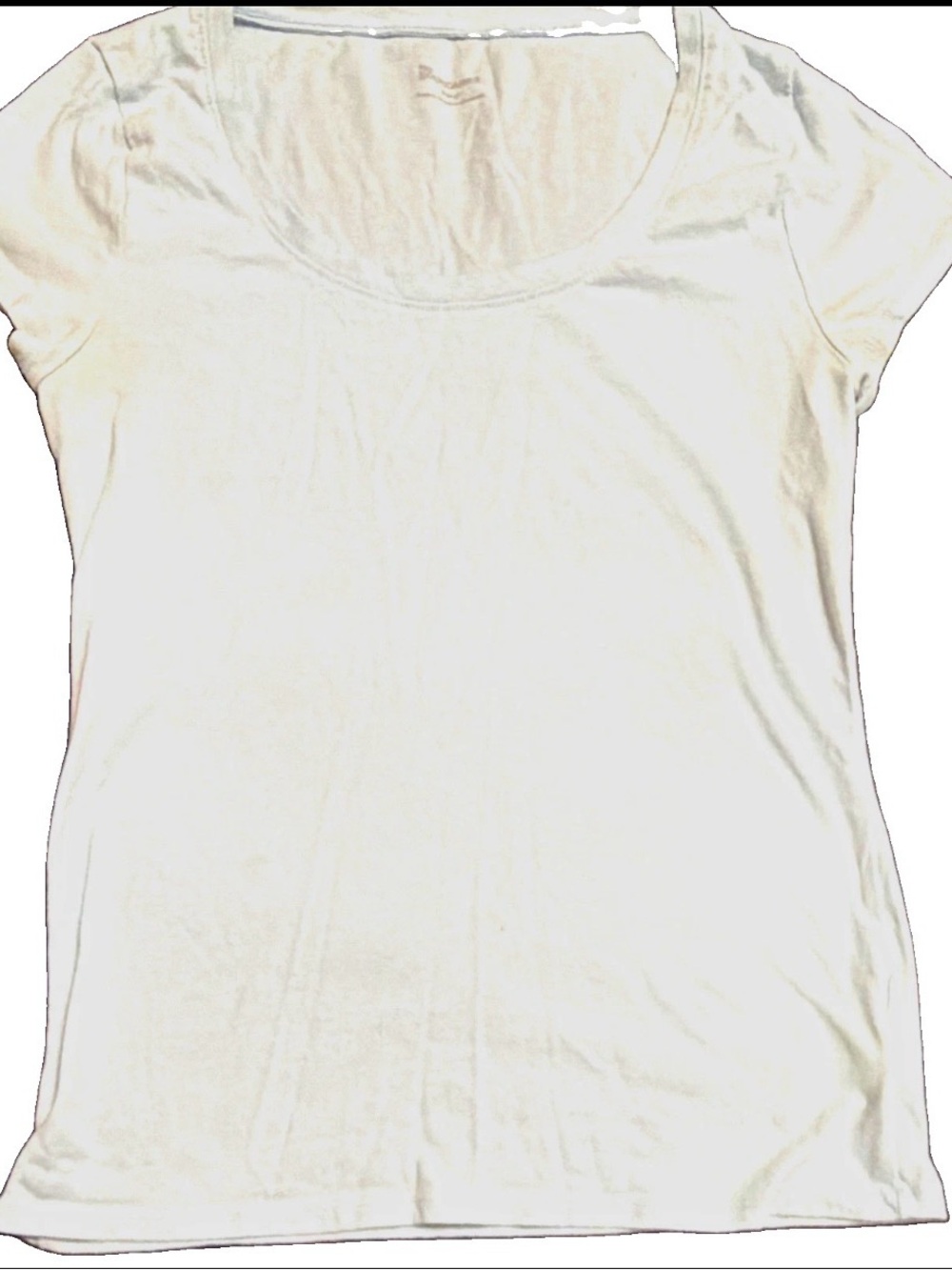 Classic Scoop Neck Women's Tee - Light Blue Size S